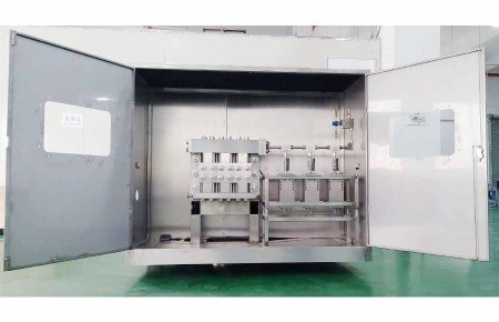 Delivery area of homogenizer