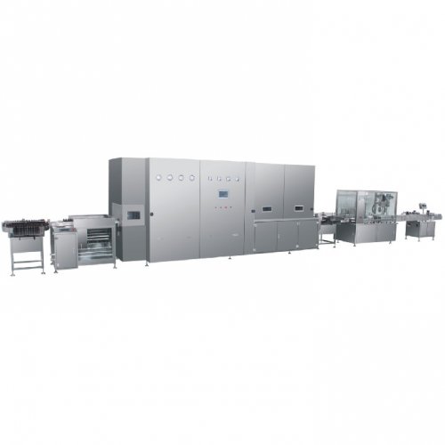 Glass bottle syrup production line