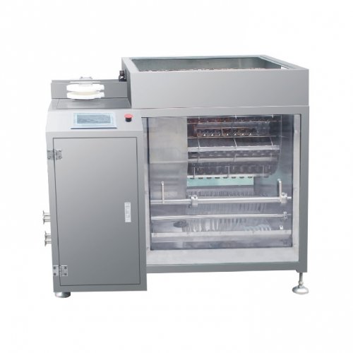 Rotary cylinder ultrasonic washing machine