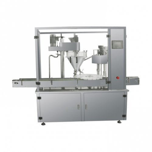 Powder filling and capping machine