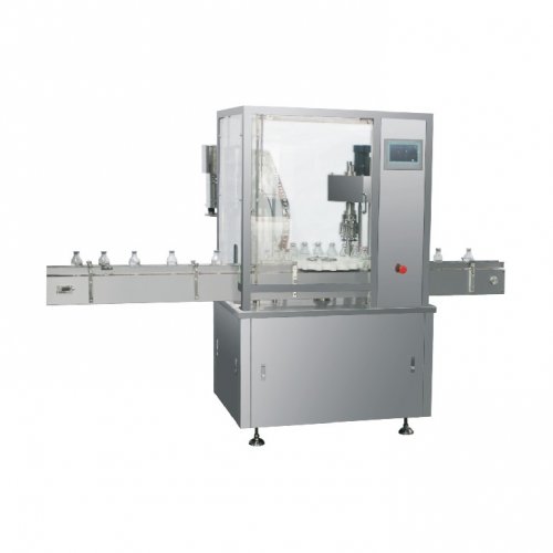 Star wheel positioning type capping machine